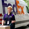 FedEx Express shipping courier in Altavilla Vicentina
